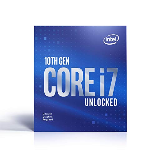 Intel Core i7 10700KF - 3.8 GHz - 8-core - 16 threads - 16 MB cache - LGA1200 Socket - Box