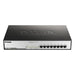 D-Link DGS 1008MP - Switch - unmanaged - rack-mountable - PoE (140 W)