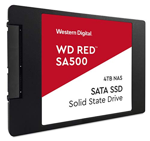 WD Red SA500 NAS SATA SSD WDS400T1R0A - Solid state drive - 4 TB - internal - 2.5" - SATA 6Gb/s