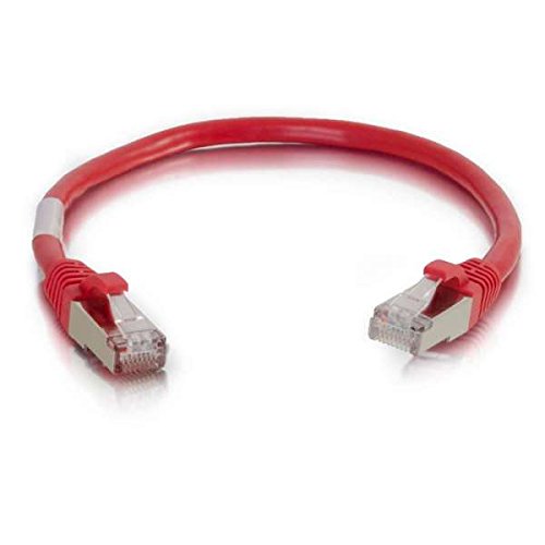 C2G Cat5e Booted Shielded (STP) Network Patch Cable - Patch cable - RJ-45 (M) to RJ-45 (M) - 4 m - STP - CAT 5e - molded - red