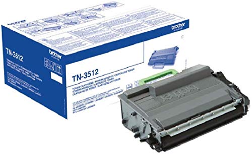 Best Value Brother TN-3512 Toner Cartridge, Super High Yield, Black, Brother Genuine Supplies