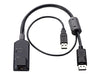 HPE KVM Console USB/DisplayPort Interface Adapter - Video / USB adapter - RJ-45 (F) to USB, DisplayPort (M)