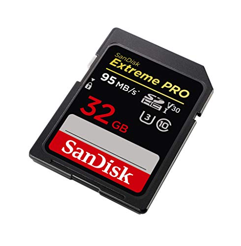 SanDisk Extreme Pro - Flash memory card - 32 GB - Video Class V30 / UHS Class 3 / Class10 - 633x - SDHC UHS-I