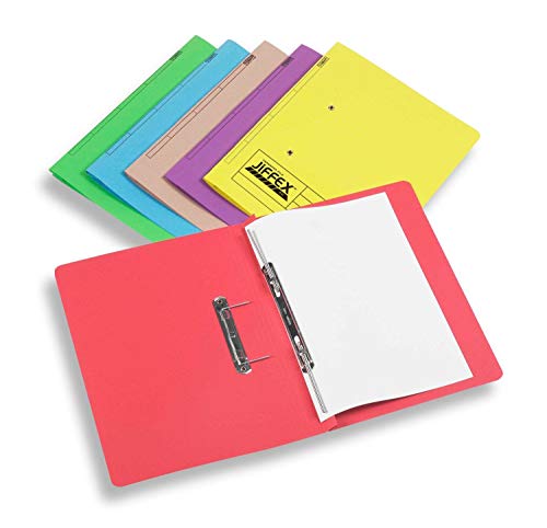 Best Value Rexel Jiffex Foolscap Transfer File Green (Pack of 50)