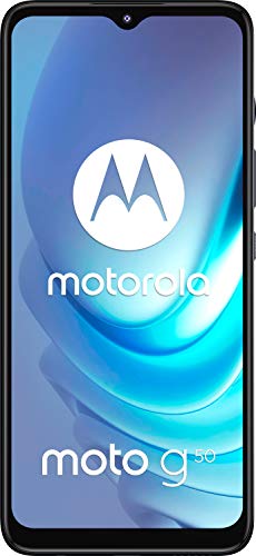 Motorola Moto G50 - Smartphone - dual-SIM - 5G NR - 64 GB - microSD slot - 6.5" - 1600 x 720 pixels (269 ppi) - IPS - RAM 4 GB (13 MP front camera) - 3x rear cameras - Android - steel grey