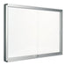 Best Value Bi-Office Internal Display Cabinet with Sliding Door magntique15-A4White