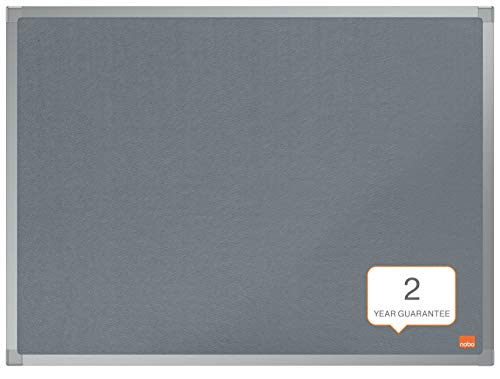 Nobo Essence Grey Felt Notice Board 600X450Mm Dd