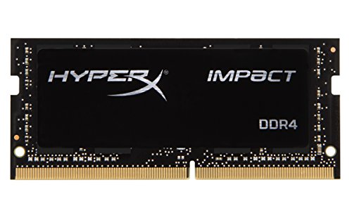 HyperX Impact - DDR4 - kit - 16 GB: 2 x 8 GB - SO-DIMM 260-pin - 2666 MHz / PC4-21300 - CL15 - 1.2 V - unbuffered - non-ECC - black