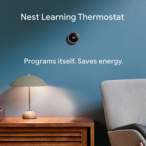 Nest Learning Thermostat 3rd generation - Thermostat - wireless - 802.11b/g/n, Bluetooth 4.0, 802.15.4 - black