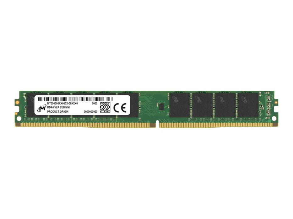 Micron - DDR4 - module - 16 GB - DIMM 288-pin very low profile - 2666 MHz / PC4-21333 - CL19 - 1.2 V - unbuffered - ECC