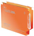 Rexel 3000125 Crystalfile Extra 330 Lateral Suspension File, 300 Sheet Capacity, 30 mm Squared Base Polypropylene, Pack of 25, Orange