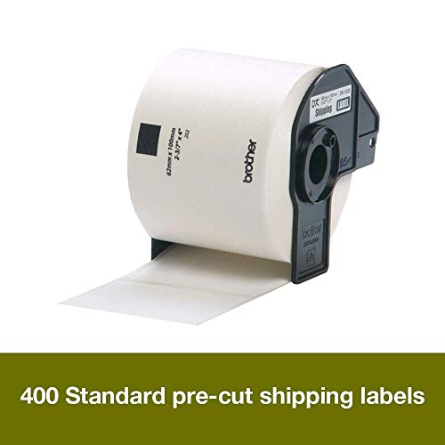 Brother DK-11202 - Black on white - 62 x 100 mm 300 label(s) (1 roll(s) x 300) shipping labels - for Brother QL-1050, 1060, 500, 550, 560, 570, 580, 600, 650, 700, 710, 720, 820