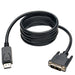 Tripp Lite DisplayPort to DVI D Single Link Cable 6ft 1.83M