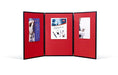 Best Value Nobo Showboard Extra Three Panel Blue/Grey