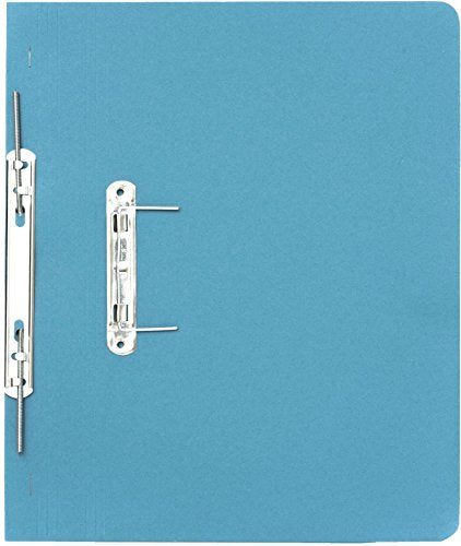 Best Value Exacompta Guildhall Spiral Files, 315 gsm, Foolscap, - Blue, Pack of 50