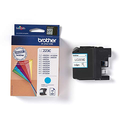 Brother LC223CBP - Cyan - original - blister - ink cartridge - for Brother DCP-J4120, J562, MFC-J4420, J4620, J4625, J480, J5320, J5625, J5720, J680, J880