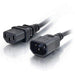 C2G Computer Power Cord Extension - Power extension cable - IEC 60320 C13 to IEC 60320 C14 - AC 250 V - 3 m