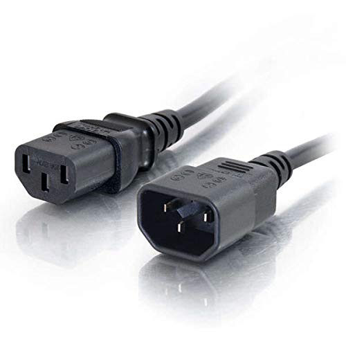 C2G Computer Power Cord Extension - Power extension cable - IEC 60320 C13 to IEC 60320 C14 - AC 250 V - 1 m