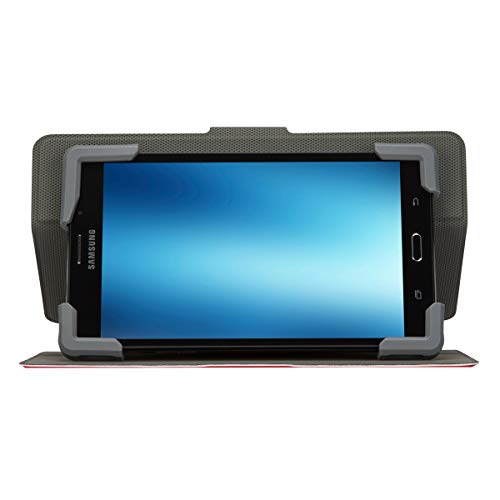 Targus Safe Fit Universal 360? Rotating - Flip cover for tablet - polyurethane - red - 9" - 10.5"