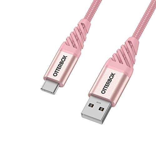 OtterBox Premium - USB cable - USB-C (M) to USB (M) - USB 2.0 - 3 A - 1 m - sparkling rose