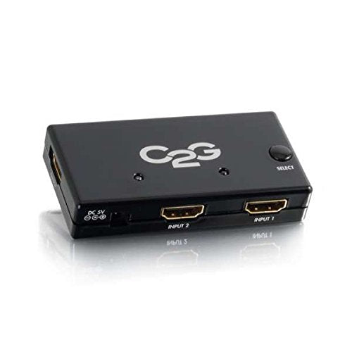 C2G 2-Port HDMI Auto Switch - Video/audio switch - 2 x HDMI - desktop