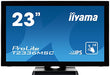 iiyama ProLite T2336MSC-B2 - LED monitor - 23" (23" viewable) - touchscreen - 1920 x 1080 Full HD (1080p) @ 60 Hz - IPS - 250 cd/m - 1000:1 - 5 ms - HDMI, DVI-D, VGA - speakers - black