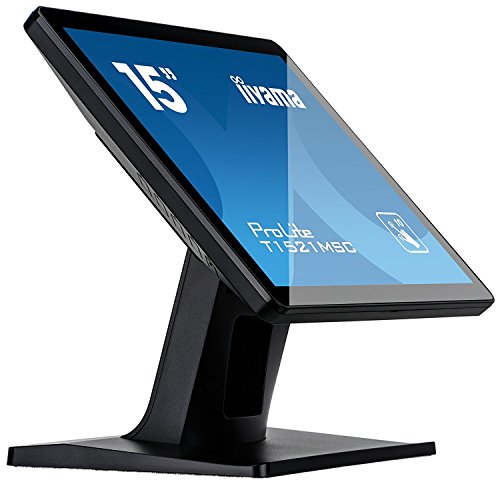 iiyama ProLite T1521MSC-B1 - LED monitor - 15" - touchscreen - 1024 x 768 @ 75 Hz - TN - 350 cd/m - 800:1 - 8 ms - VGA - speakers - black