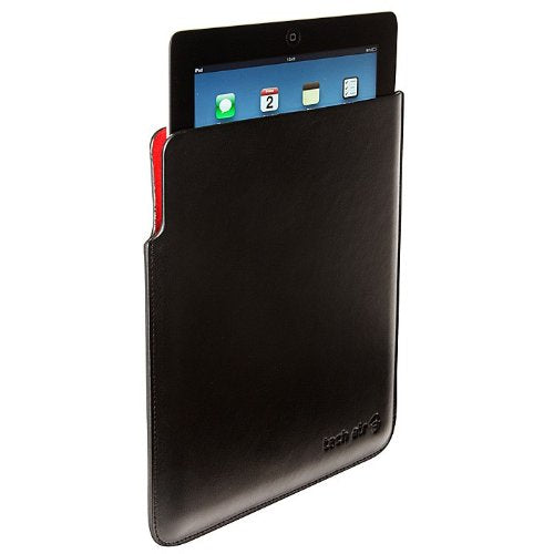 techair TAXIPSL010 - Protective sleeve for tablet - leather - black - for Apple iPad