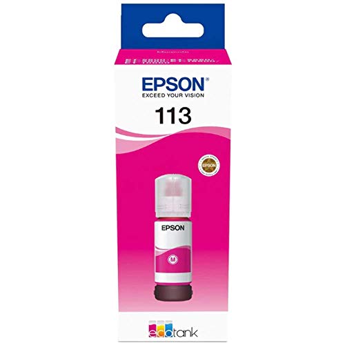 Epson EcoTank 113 - 70 ml - magenta - original - ink refill - for EcoTank ET-16150, 16600, 16650, 5150, 5170, 5800, 5850, 5880, EcoTank Pro ET-5150, 5170