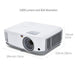 Viewsonic PA503X - DLP projector - portable - 3D - 3600 ANSI lumens - XGA (1024 x 768) - 4:3