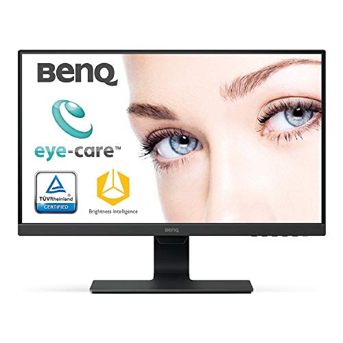 BenQ GW2480 - LED monitor - 23.8" (23.8" viewable) - 1920 x 1080 Full HD (1080p) - IPS - 250 cd/m - 1000:1 - 5 ms - HDMI, VGA, DisplayPort - speakers - black