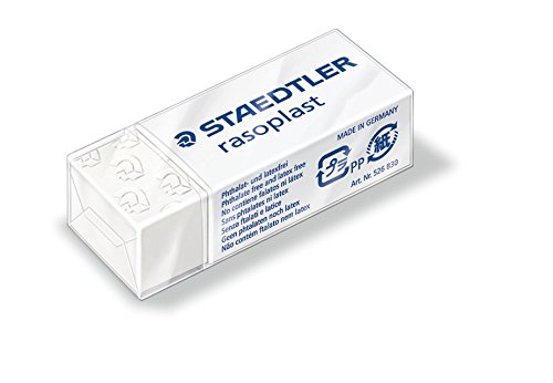 Best Value Staedtler 526B30 Rasoplast Eraser, 43 x 19 x 13 mm - Pack of 30 - White