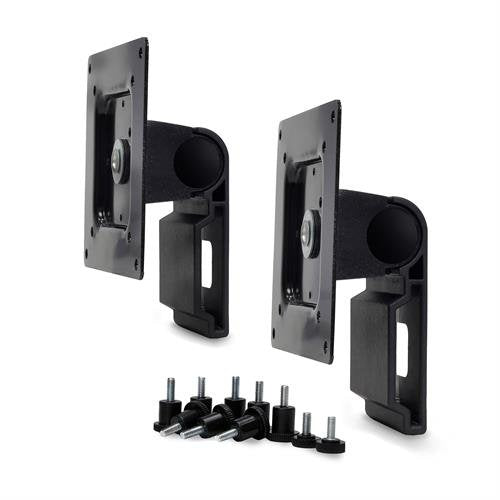 Ergotron Dual Monitor Tilt Pivot Kit - Mounting kit (2 pivots, 2 calbe ties, screws) - for 2 monitors - black