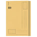 Best Value Heavy Weight Square Cut Folders Foolscap 285gsm Yellow - Pack of 100