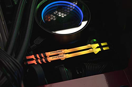 HyperX FURY RGB - DDR4 - kit - 32 GB: 2 x 16 GB - DIMM 288-pin - 3200 MHz / PC4-25600 - CL16 - 1.35 V - unbuffered - non-ECC - black