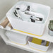 Leitz MyBox WOW Storage Box Large with Lid White/Yellow 52164016