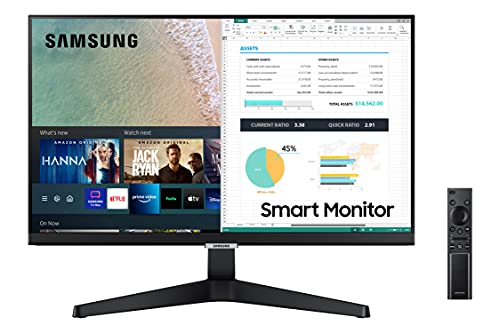 Samsung S24AM506NU - M50A Series - LED monitor - Smart - 24" - 1920 x 1080 Full HD (1080p) @ 60 Hz - IPS - 250 cd/m² - 1000:1 - HDR10 - 14 ms - 2xHDMI - speakers - black