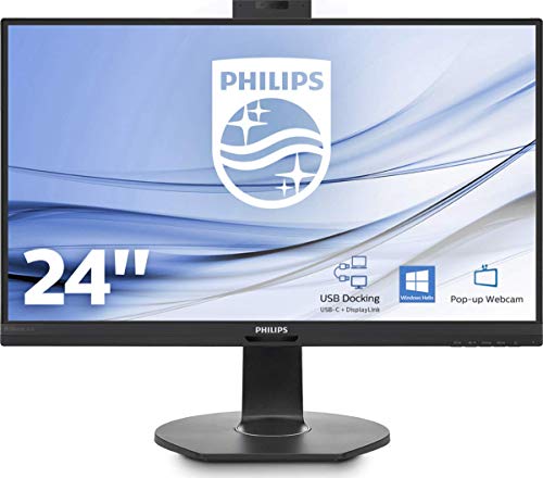 Philips B Line 241B7QUBHEB - LED monitor - 24" (23.8" viewable) - 1920 x 1080 Full HD (1080p) @ 75 Hz - IPS - 250 cd/m - 1000:1 - 5 ms - 2xHDMI, DisplayPort, USB-C - speakers - black texture