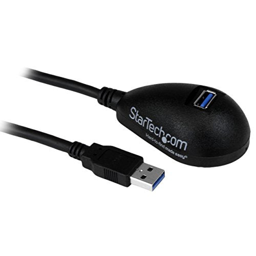 Best Value StarTech.com 5ft SuperSpeed USB 3.0 Extension Cable for Desktop - STP - USB-A Male to USB-A Female Cable for Computer - Black (USB3SEXT5DKB)