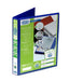 Best Value Emgee Presentation Ring Binder PVC 4 D-Ring 25mm Capacity A4 Blue Ref 560312 [Pack of 6]