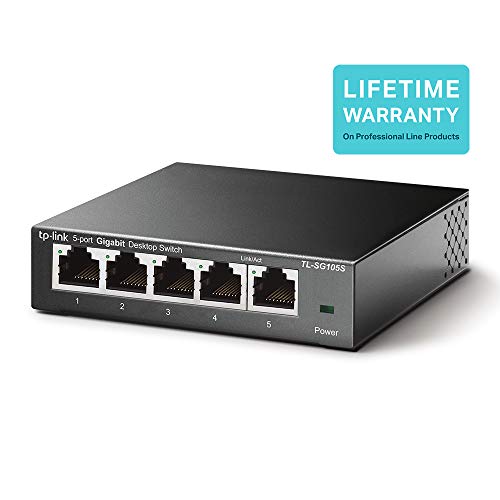 5 Port 10 100 1000 Mbps Unmanaged Switch