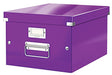 Best Value Leitz A4 Storage Box, Click and Store Range 60440062 - Medium, Purple