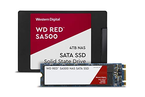 WD Red SA500 NAS SATA SSD WDS200T1R0B - Solid state drive - 2 TB - internal - M.2 2280 - SATA 6Gb/s