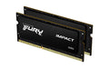 Kingston FURY Impact - DDR3L - kit - 8 GB: 2 x 4 GB - SO-DIMM 204-pin - 1866 MHz / PC3L-14900 - CL11 - 1.35 / 1.5 V - unbuffered - non-ECC - black