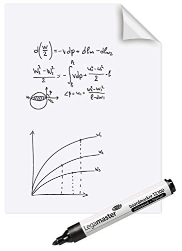 Legamaster Magic Chart Whiteboard Sheets 600x800mm White 25 Sheets per Roll