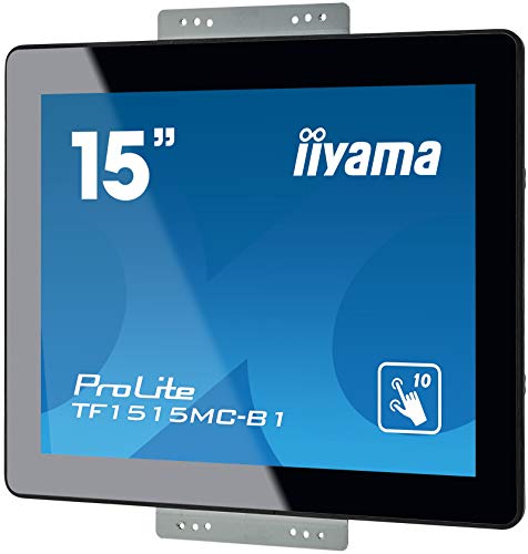 iiyama ProLite TF1515MC-B1 - 15" Diagonal Class LED-backlit LCD display - digital signage - with touchscreen 1024 x 768 - edge-lit - black