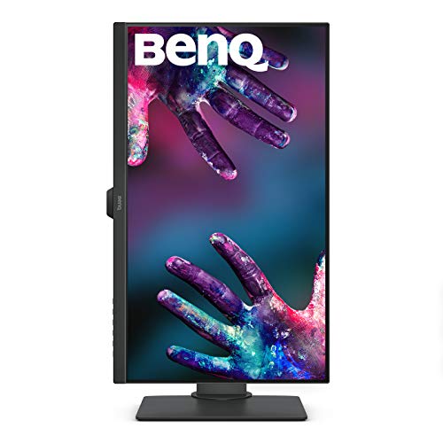 BenQ DesignVue PD2700U - PD Series - LED monitor - 27" - 3840 x 2160 4K UHD (2160p) - IPS - 350 cd/m - 1300:1 - HDR10 - 5 ms - HDMI, DisplayPort, Mini DisplayPort - speakers - black