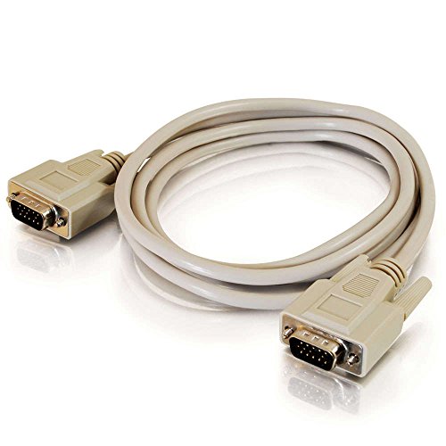 C2G Economy - VGA cable - HD-15 (VGA) (M) to HD-15 (VGA) (M) - 5 m - molded, thumbscrews