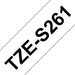 Brother TZe-S261 - Extra strength adhesive - black on white - Roll (3.6 cm x 8 m) 1 roll(s) laminated tape - for P-Touch PT-3600, 530, 550, 9200, 9400, 9500, 9600, 9700, 9800, D800, E800, P900, P950