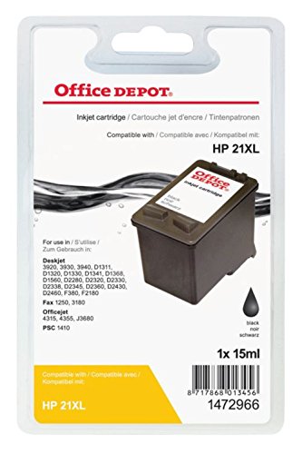 Best Value Compatible HP C9351A Black No 21 Ink Cartridge